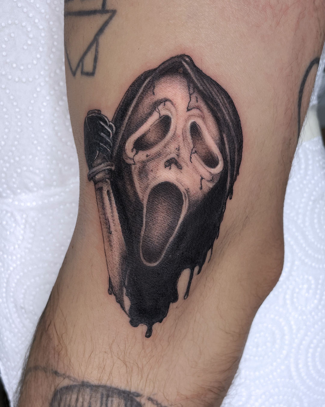 Tatuaje de Scream por Rea